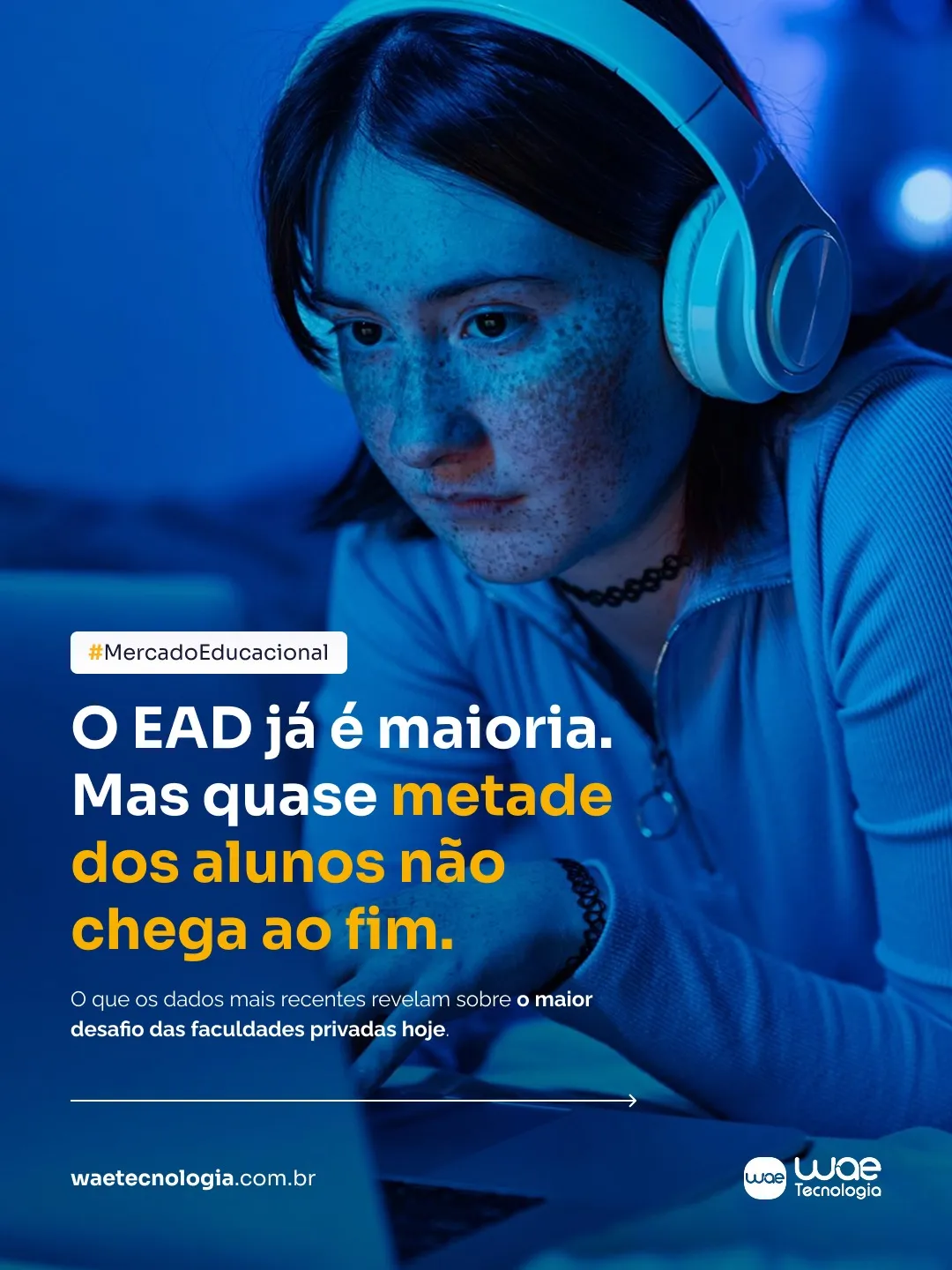 Criativo 1 publicado no Instagram da WAE Tecnologia